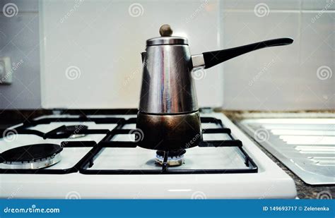 coffee on gas stove